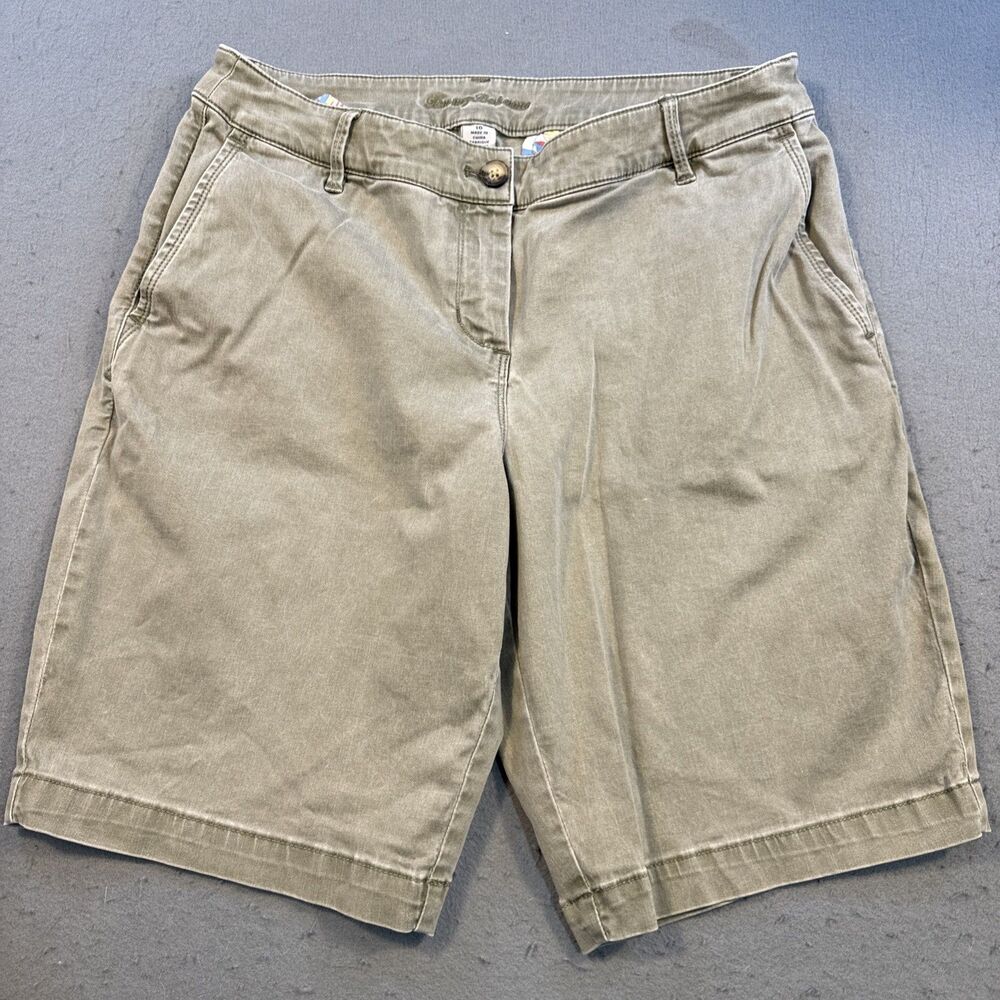 Tommy Bahama Women’s Flat Front Shorts 100% Silk Size 10 - Picture 2 of 10